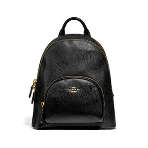 Black coach court backpack
